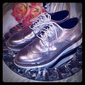 Cole Haan Grand Evolution Metallic Oxford 7.5